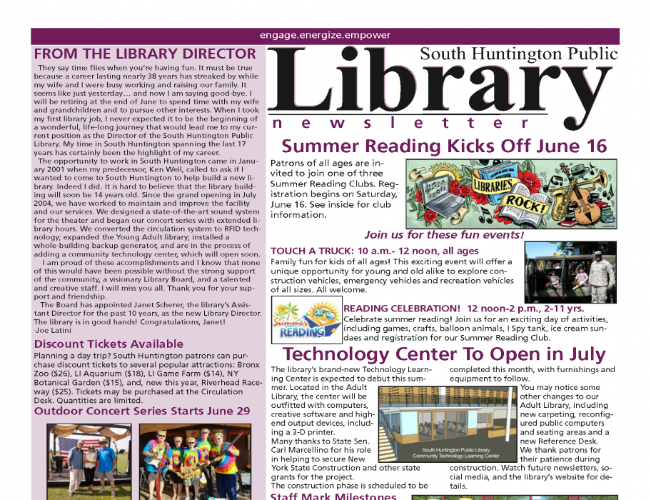June 2018 newsletter front page thumbnail