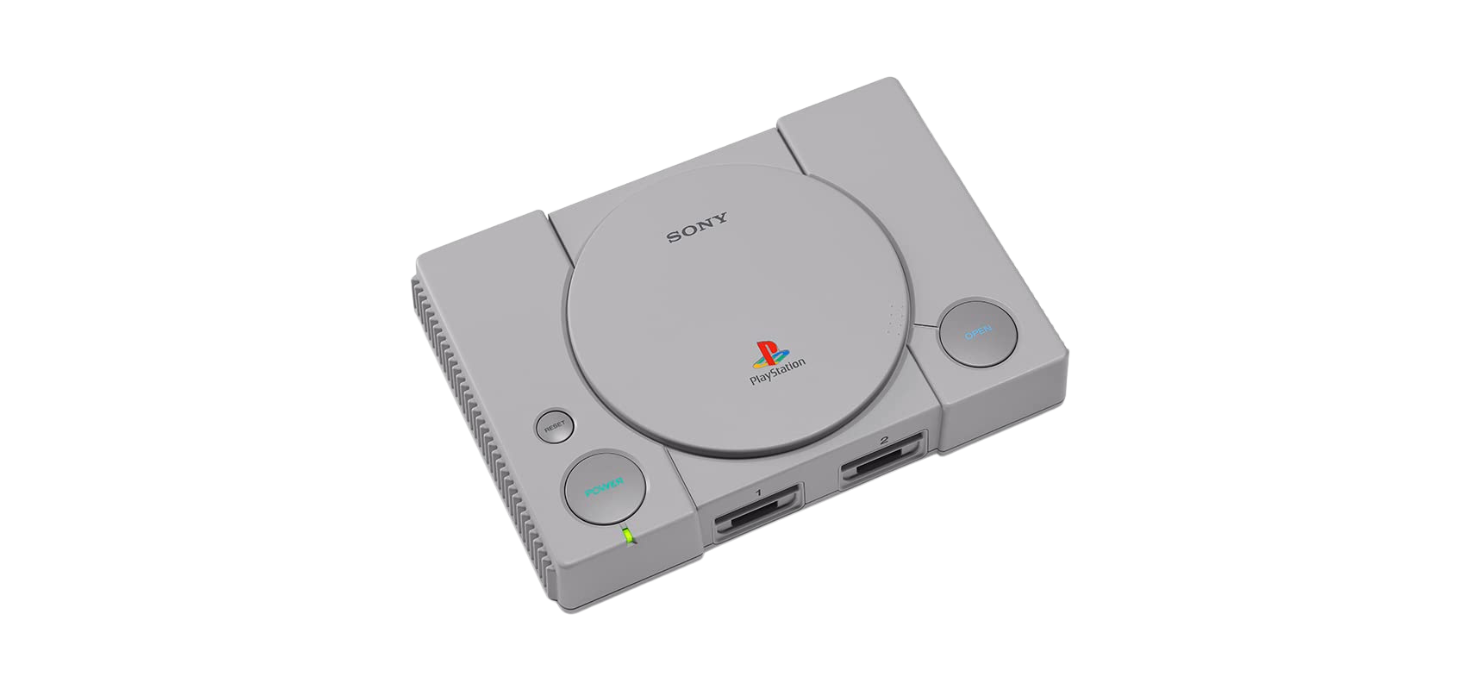 A PlayStation gaming console.