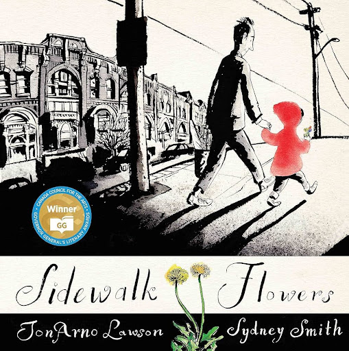 Sidewalk Flowers book cover art
