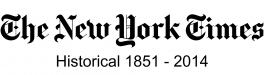 New York Times Historical, 1851-2014