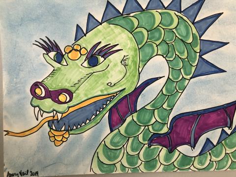 Dragon drawing
