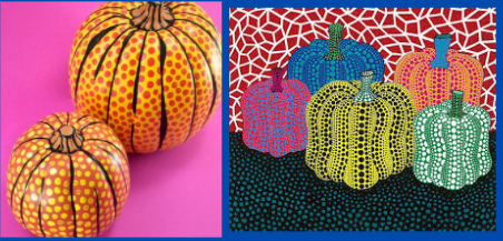 Yayoi Kusama pumpkins