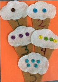 Felt Cupcake Matching