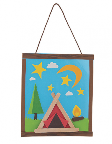 Camping Under the Stars collage