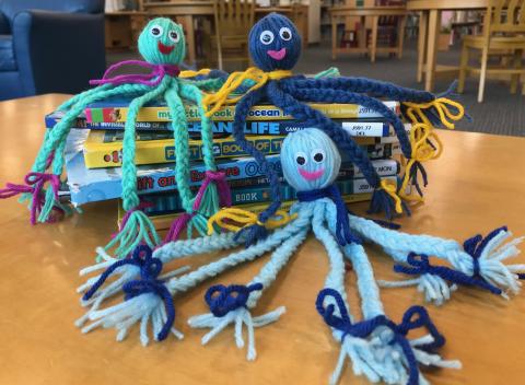 Yarn Octopus trio