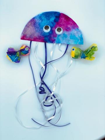 Coffee Filter Fish craft