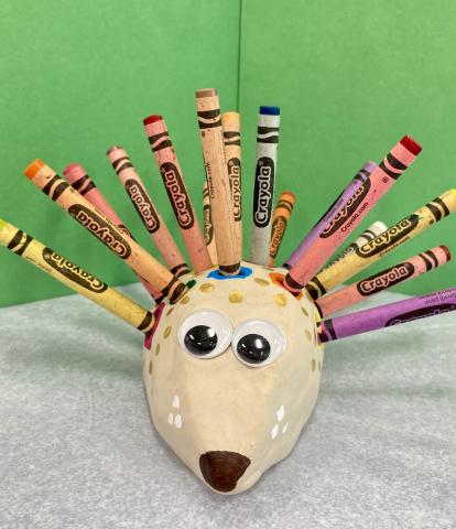 Hedgehog Pencil Holder