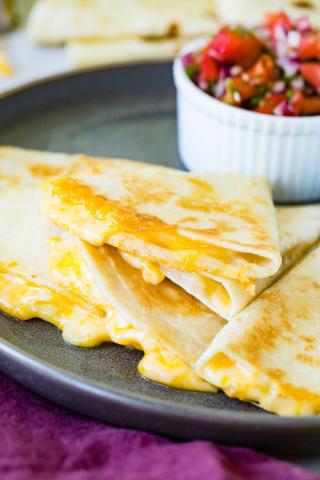 cheesy quesadilla
