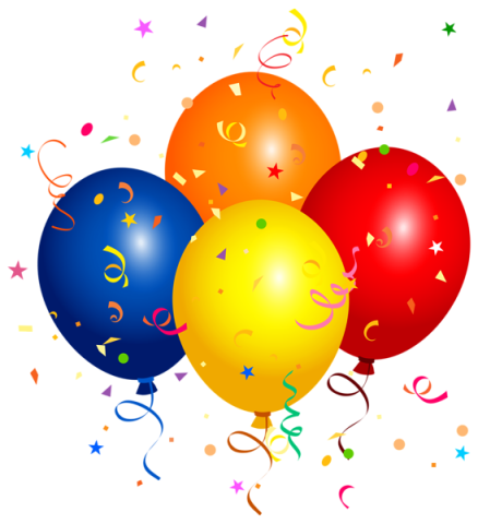 Balloons and Confetti