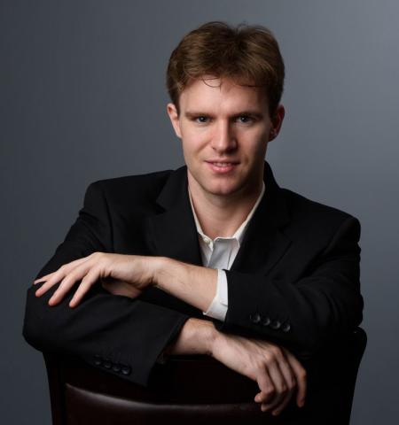 A photo of pianist Eric Clark.