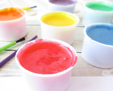 Marshmallow painting