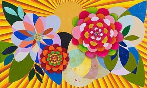 Beatriz Milhazes painting