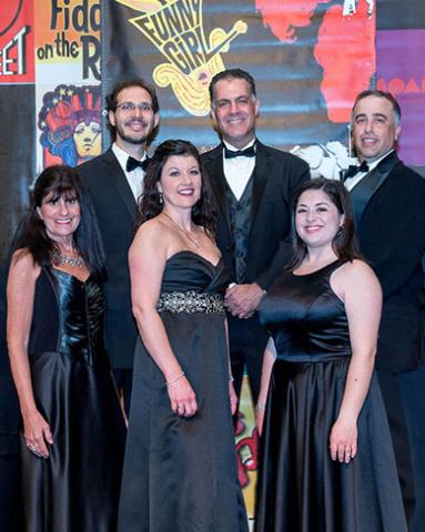 Members of the cast of Broadway Showstoppers.