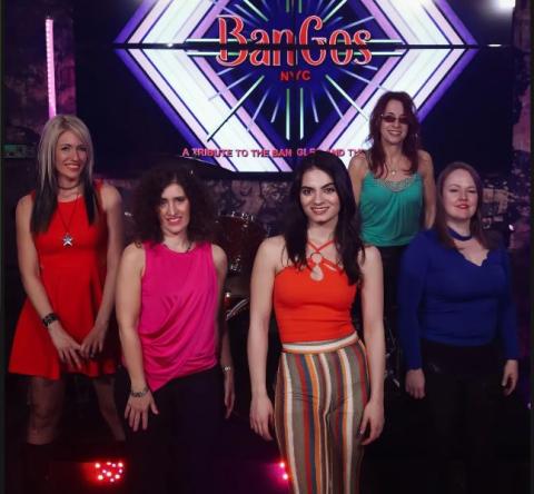 A color photo of the members of the band The BanGos.