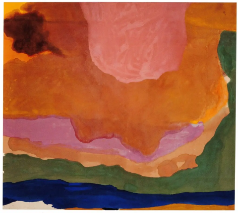 Helen Frankenthaler painting
