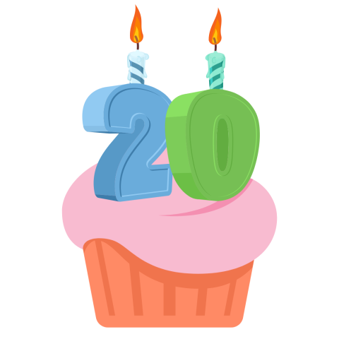 20 cupcake