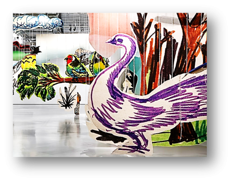 Petrit Halilaj painting