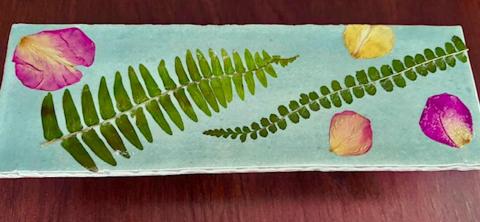 Photo of a spring trinket tray.