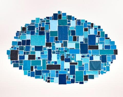 Abraham Cruzvillegas blue construction 