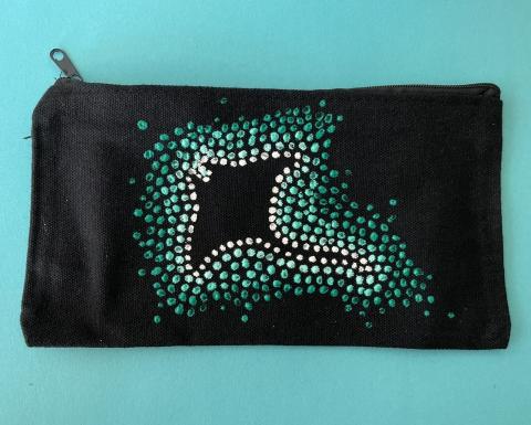 Decorated pencil case