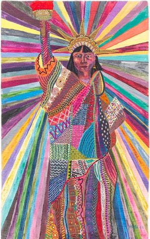 Pacita Abad painting