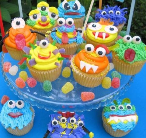 Monster Cupcakes