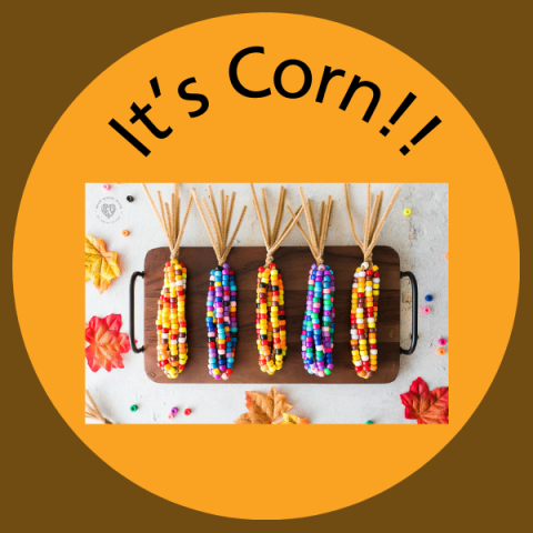 Beaded Corn Craft