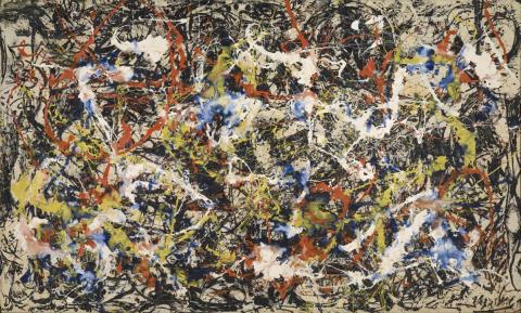 Jackson Pollock Convergence painting