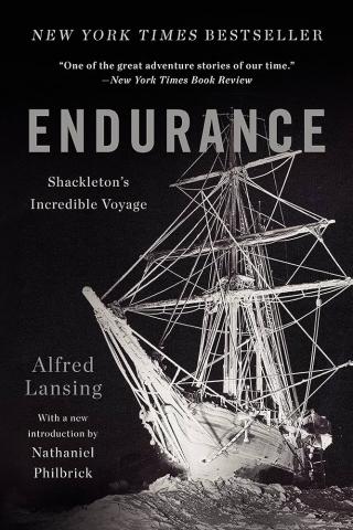 The cover of the book Endurance: Shackleton's Incredible Voyage by Alfred Lansing.
