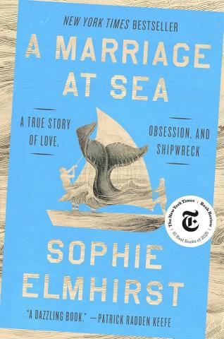 The cover of the book A Marriage at Sea by Sophie Elmhirst.