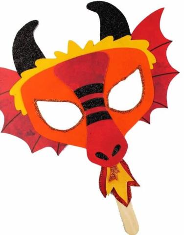 Red Dragon Mask