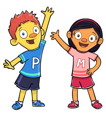 Puppet friends Mimi & Pepe