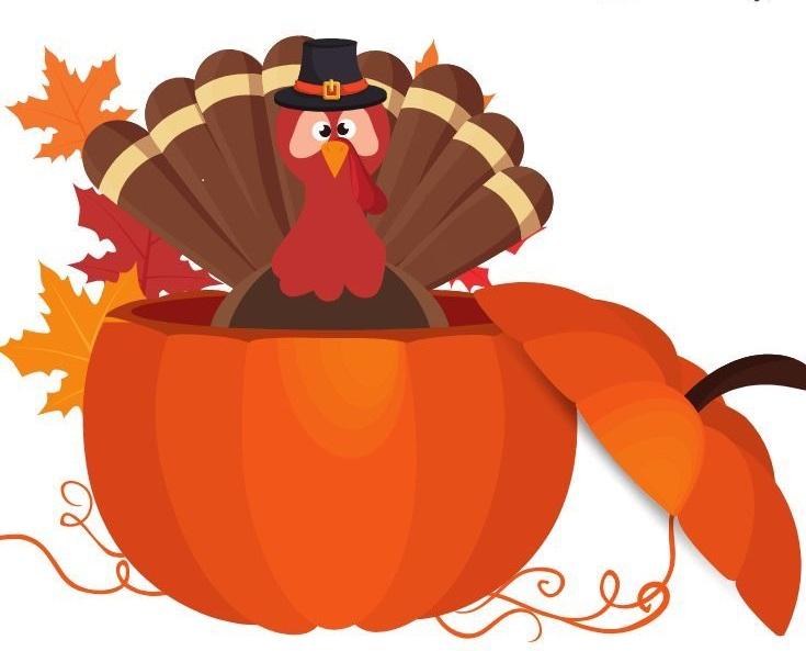 Turkey in pumpkin