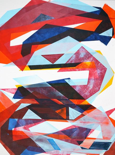 Painting entitled "Leap of Faith"