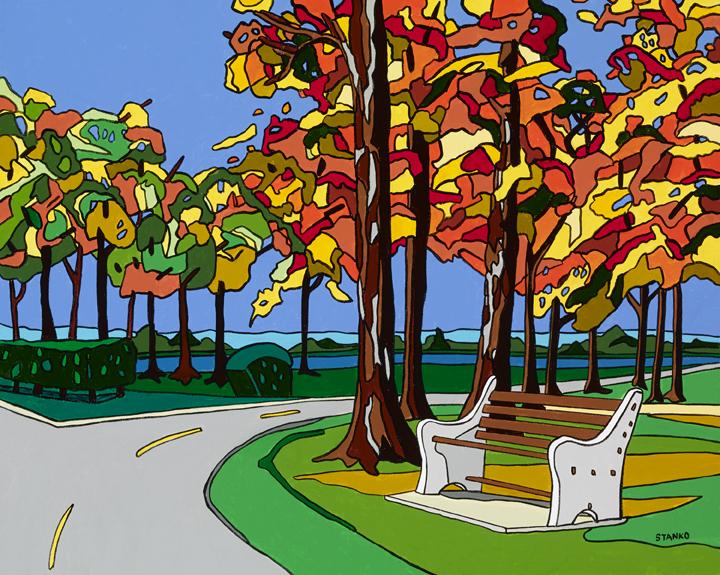 Stanko Painting Autumn park
