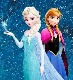 Elsa and Anna from Frozen
