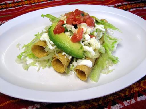Tacos Dorados de papas