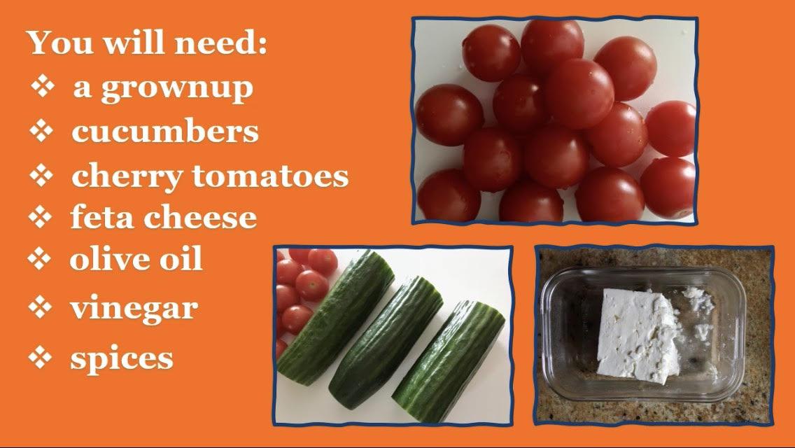 Lunch Buddies - Greek Salad supplies