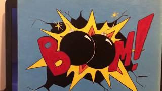 Comic Book Action Word