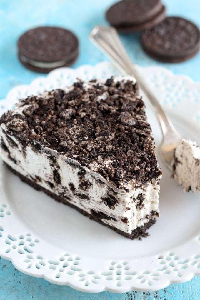 No bake oreo cheesecake