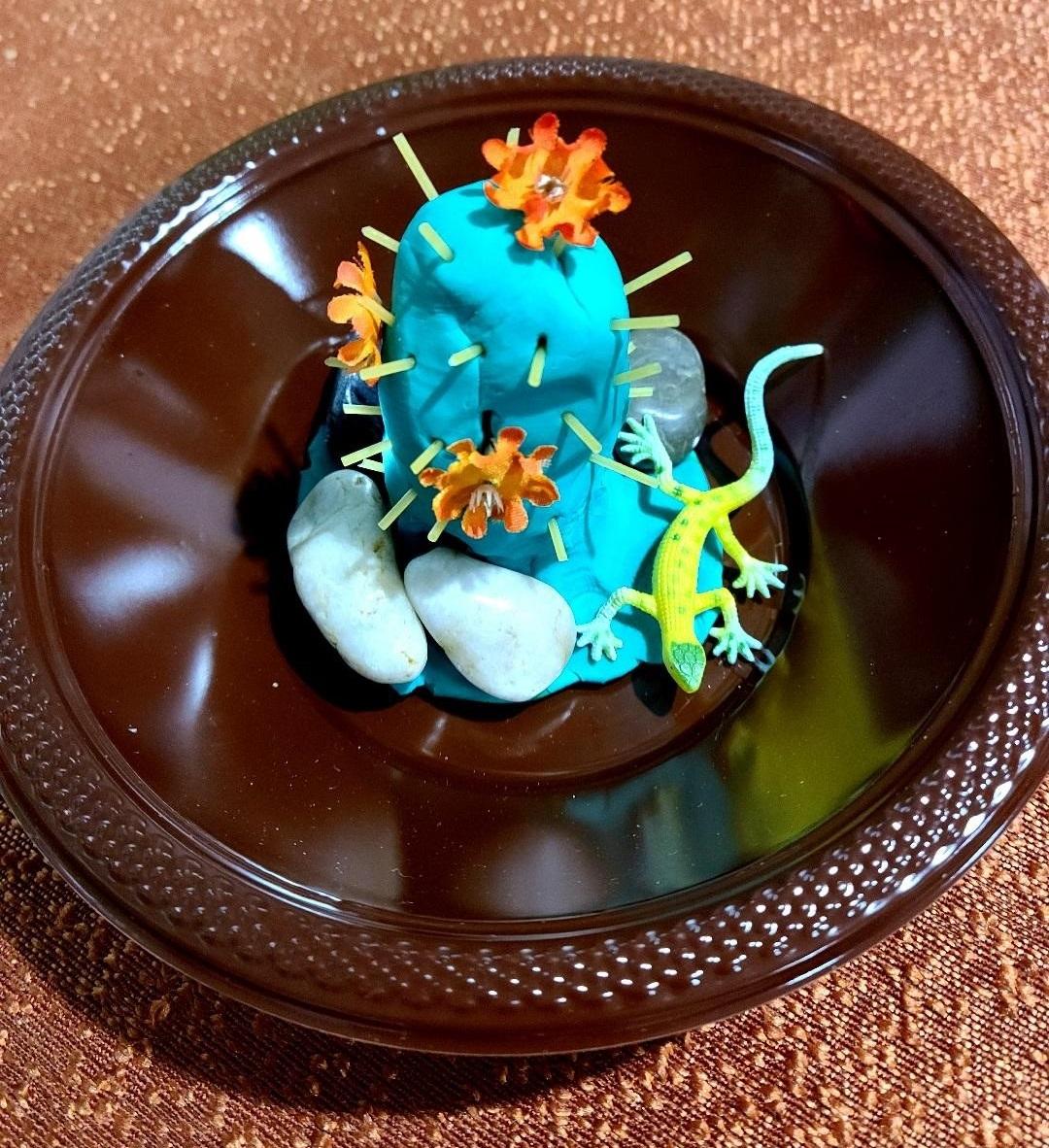 Recycled cactus craft