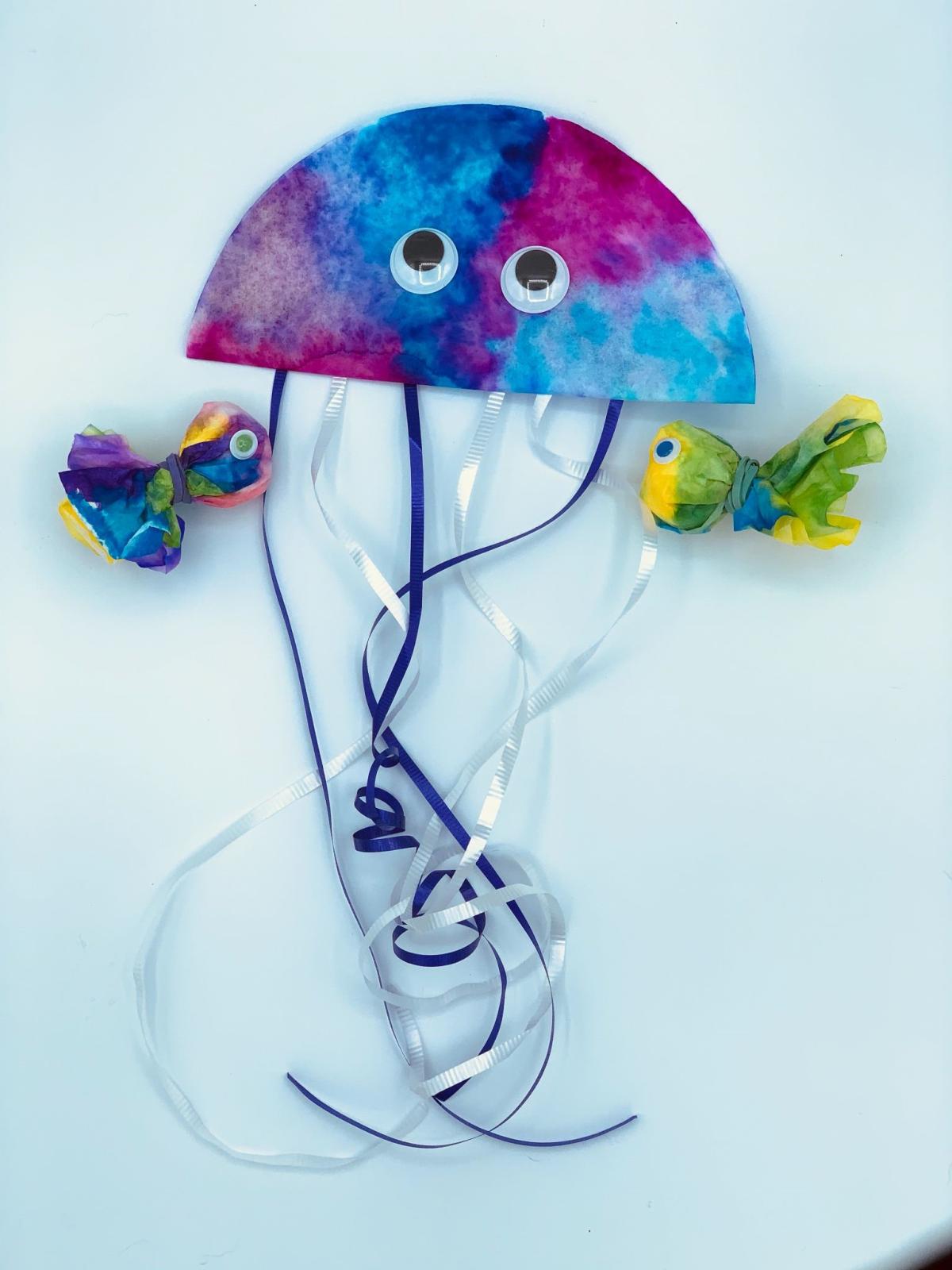 Coffee Filter Fish craft