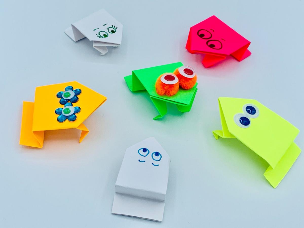 Origami Jumping Frog