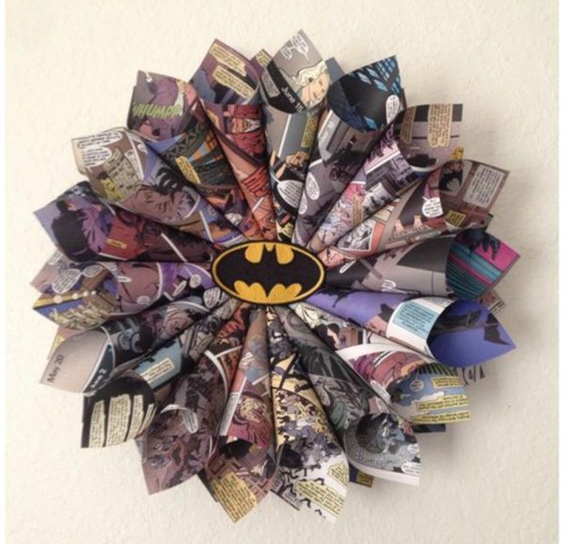 Batman Wreath