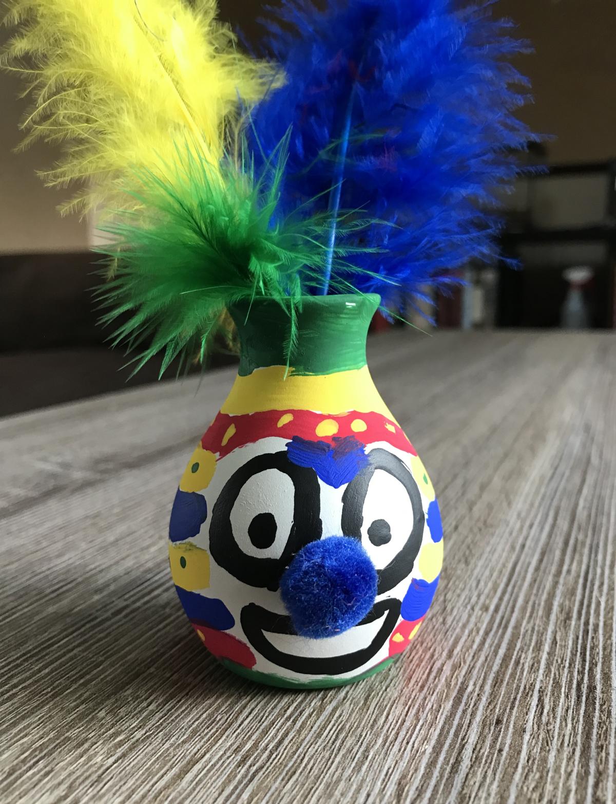 Faces on Vases craft