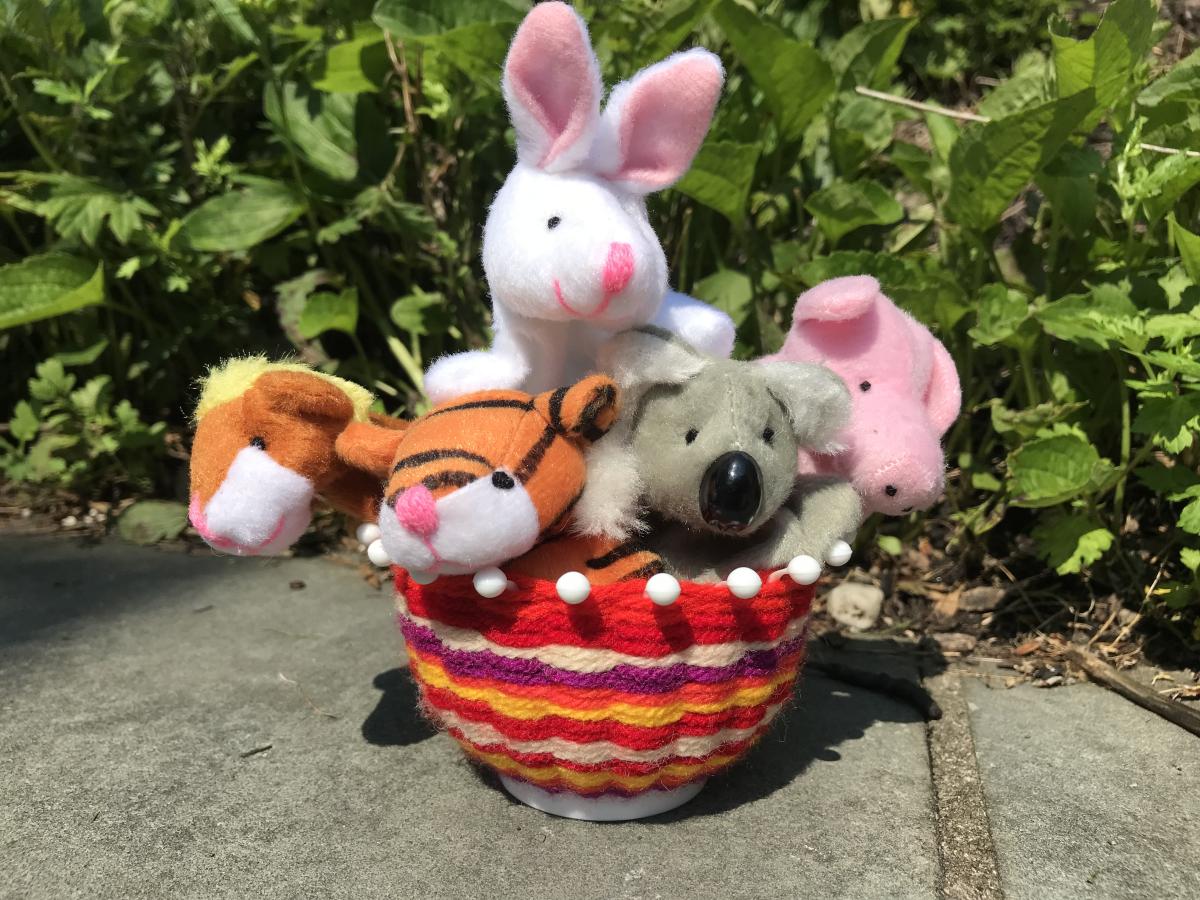 Festive Fall basket craft