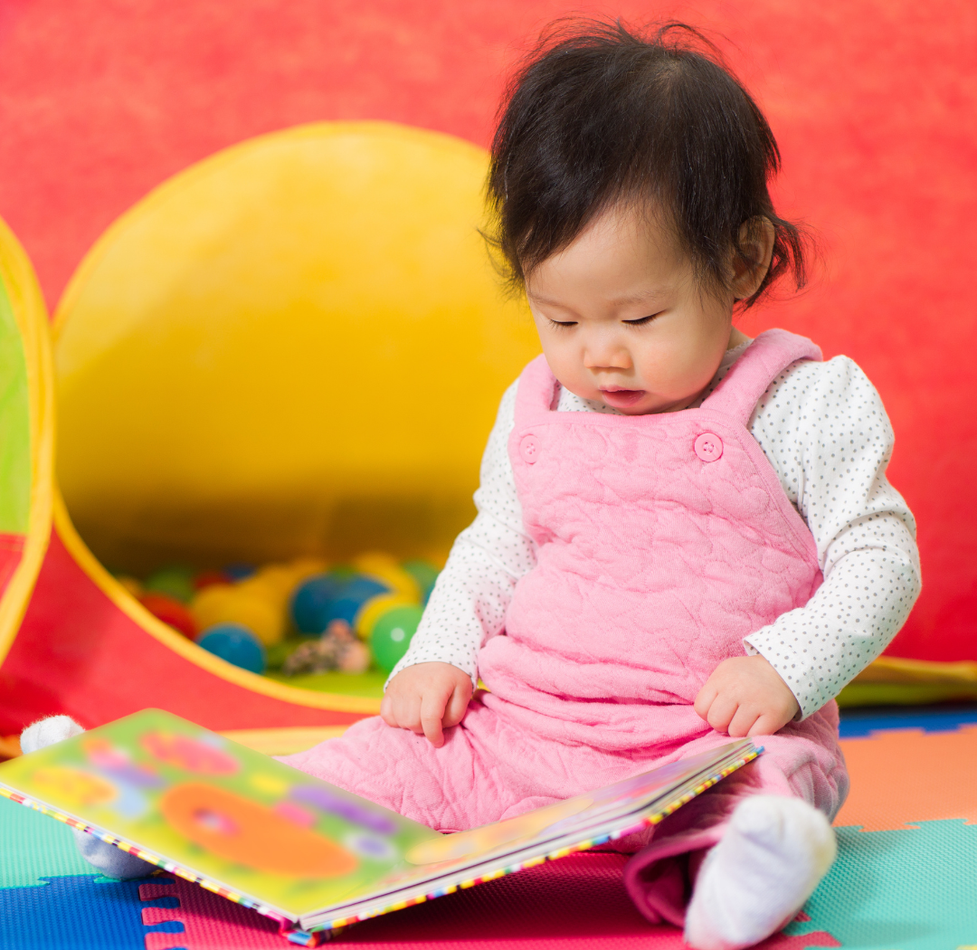 Baby reading