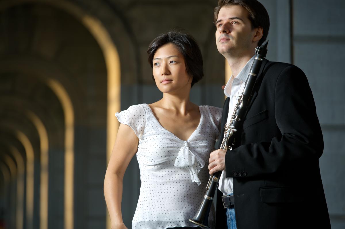 A color photo of Misuzu Tanaka and Maksim Shtrykov.