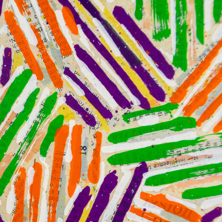 Jasper Johns painting