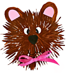 Painted bear craft